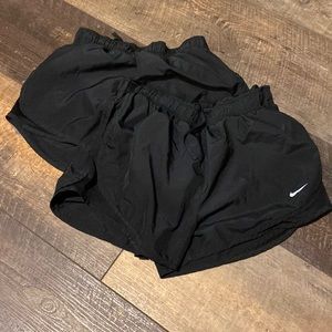 Nike Dri-fit shorts size large 2 pair